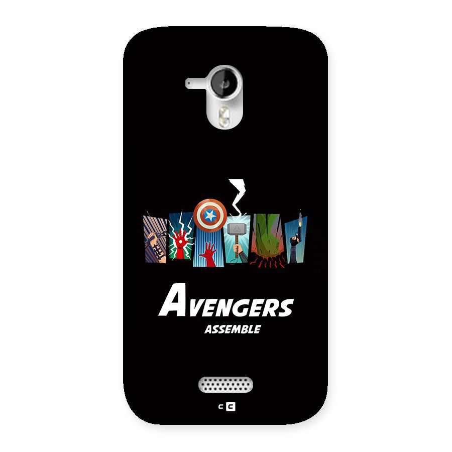 Avengers Assemble Back Case for Canvas HD A116