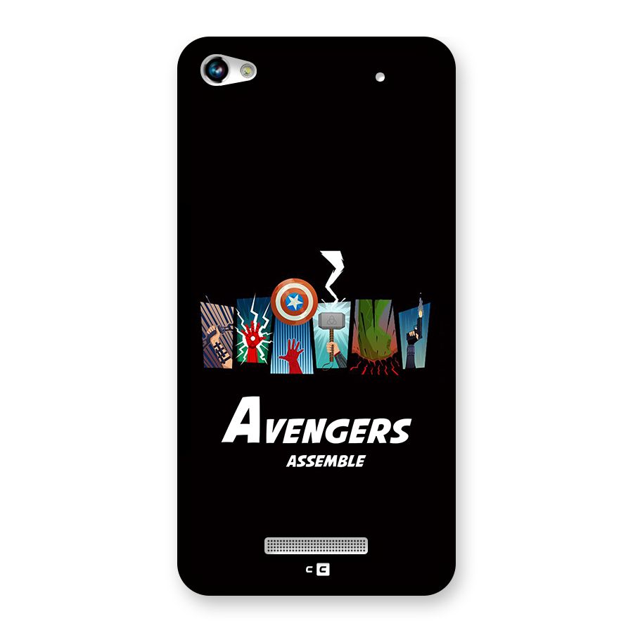 Avengers Assemble Back Case for Canvas Hue 2 A316