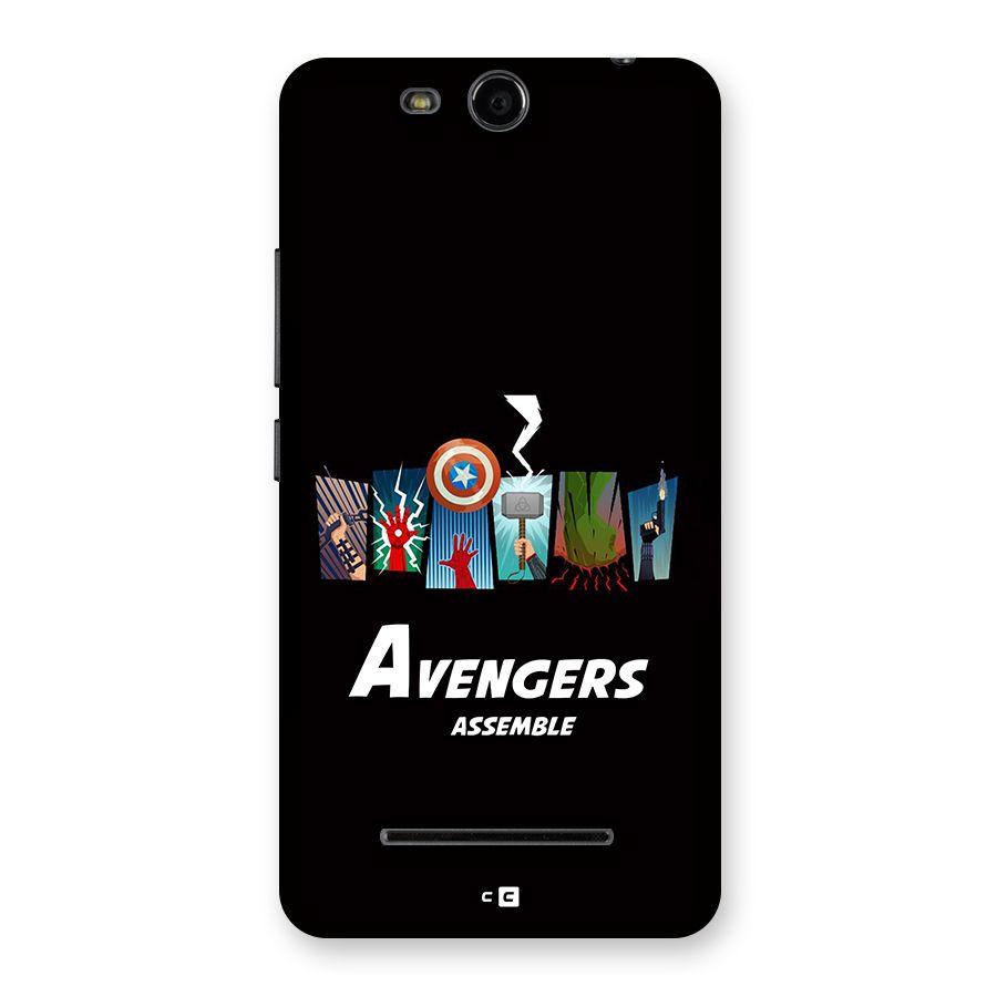 Avengers Assemble Back Case for Canvas Juice 3 Q392