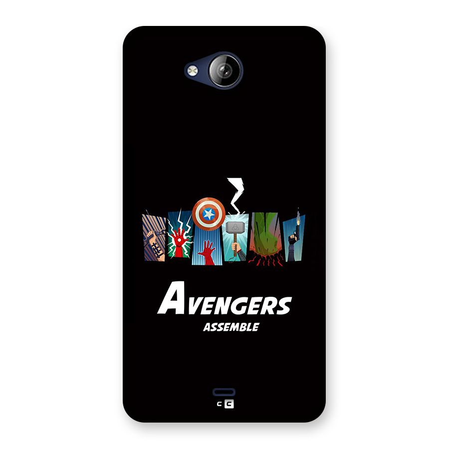 Avengers Assemble Back Case for Canvas Play Q355