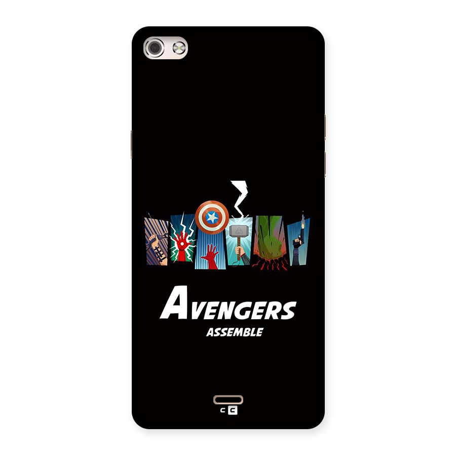 Avengers Assemble Back Case for Canvas Silver 5