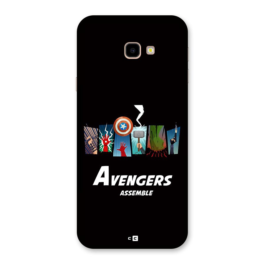 Avengers Assemble Back Case for Galaxy J4 Plus