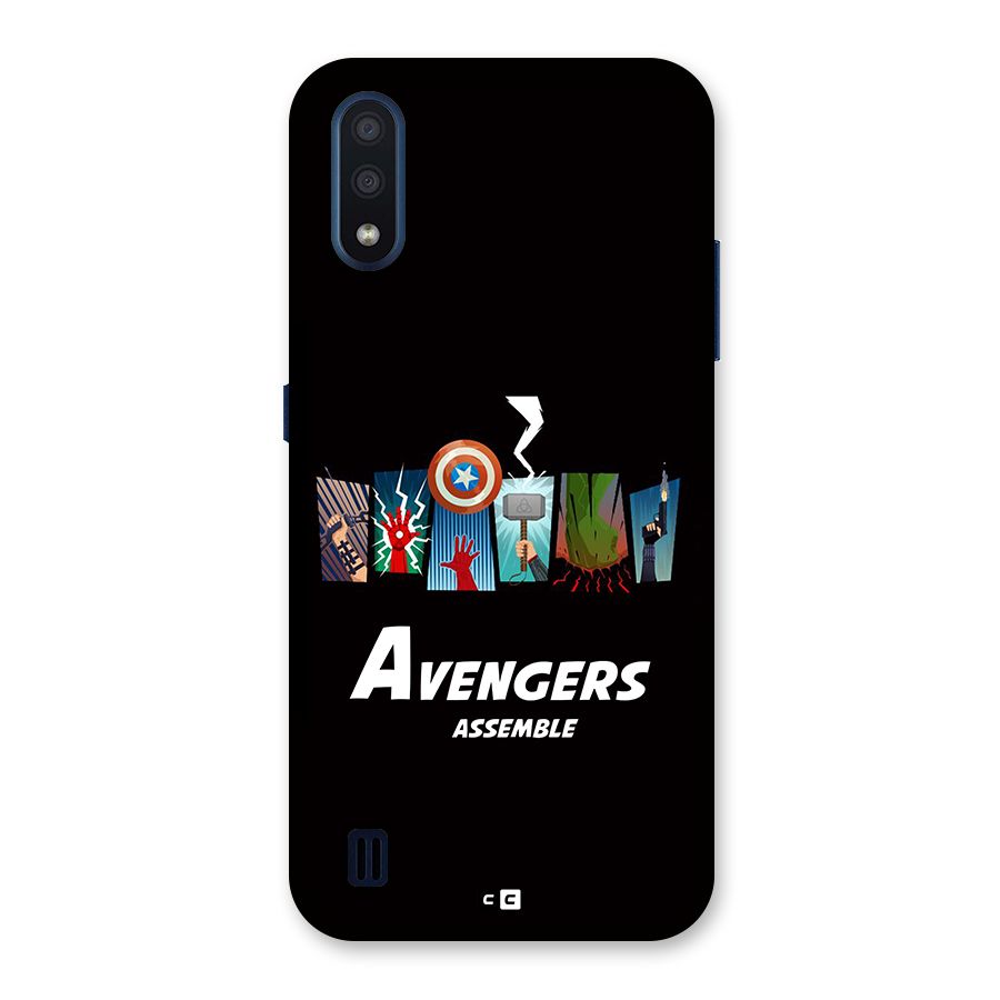 Avengers Assemble Back Case for Galaxy M01