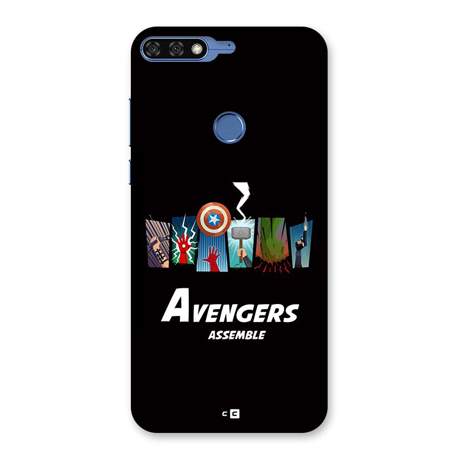 Avengers Assemble Back Case for Honor 7C