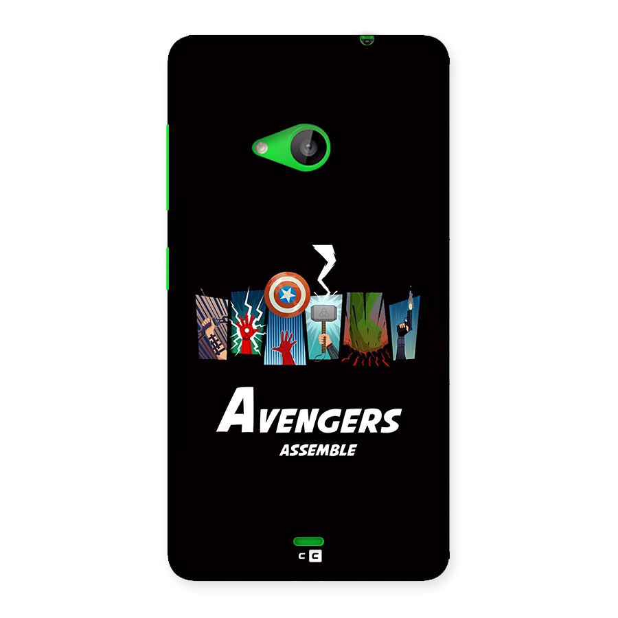 Avengers Assemble Back Case for Lumia 535
