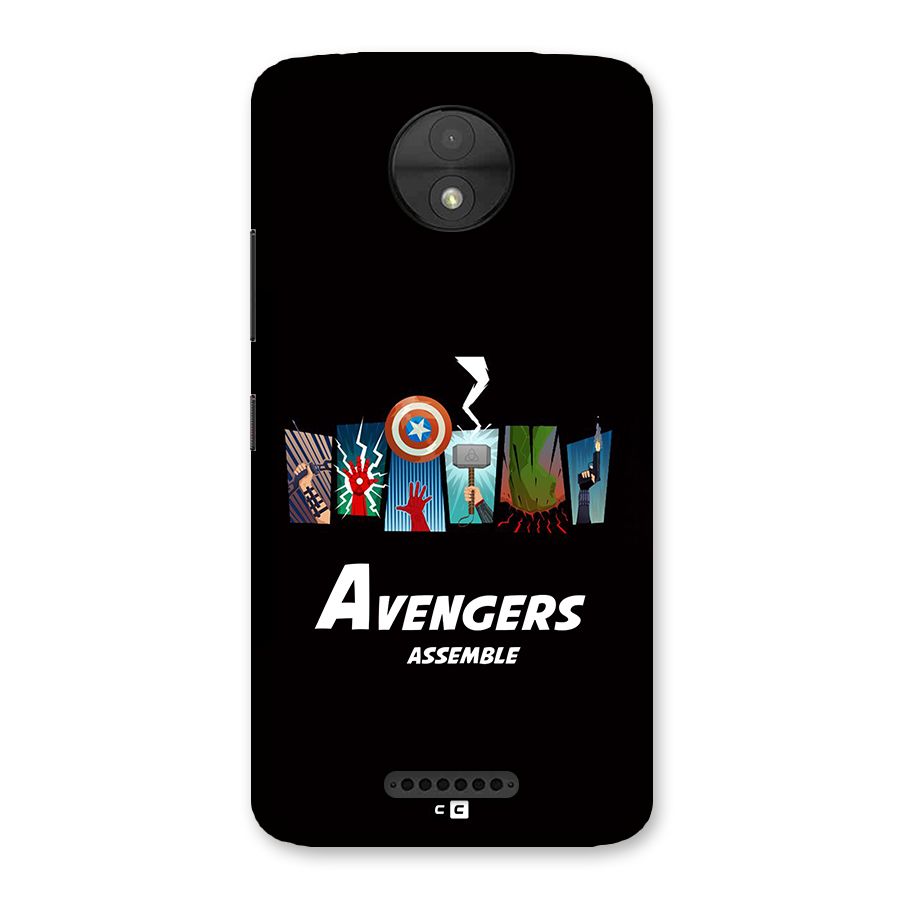 Avengers Assemble Back Case for Moto C