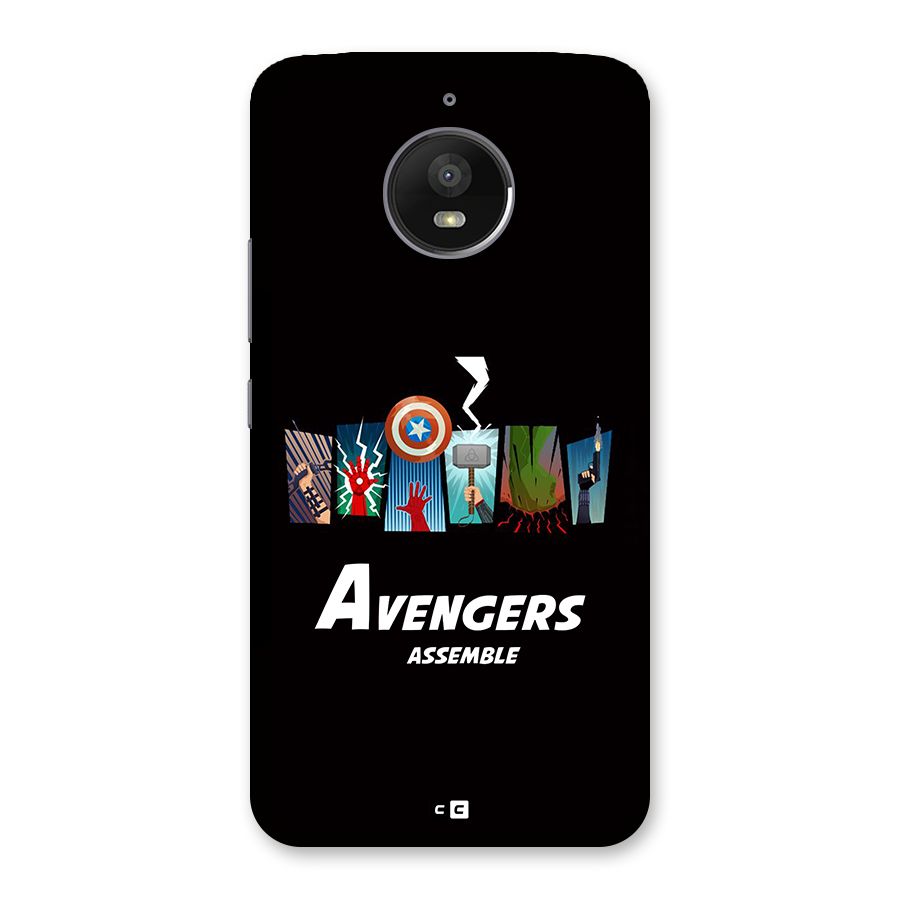 Avengers Assemble Back Case for Moto E4 Plus