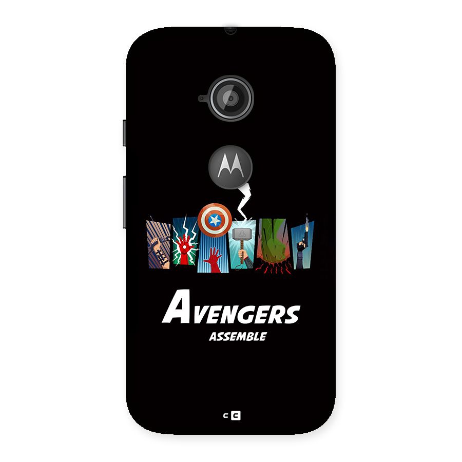 Avengers Assemble Back Case for Moto E 2nd Gen