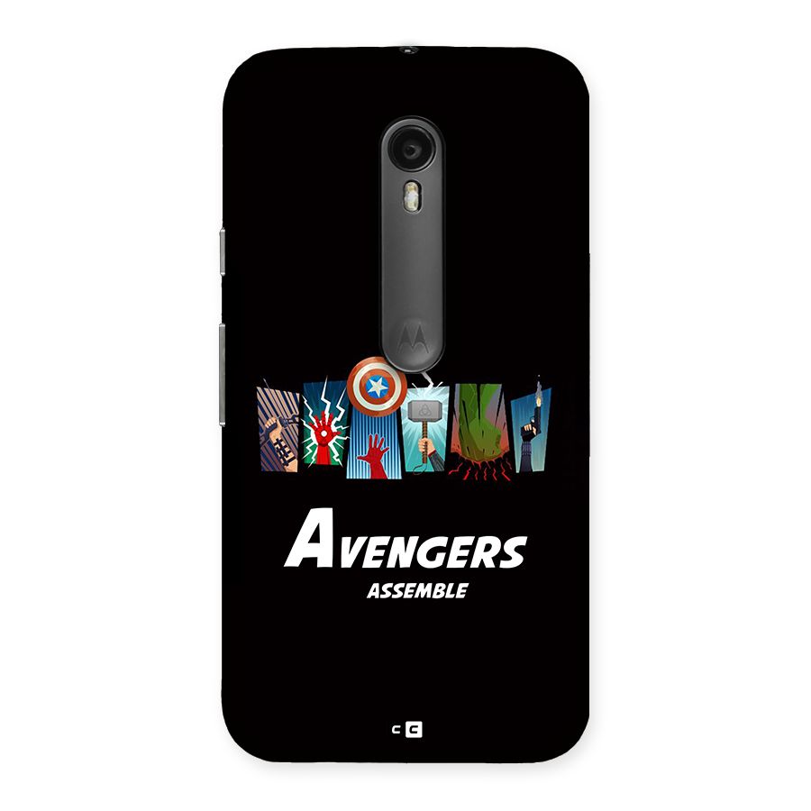 Avengers Assemble Back Case for Moto G3