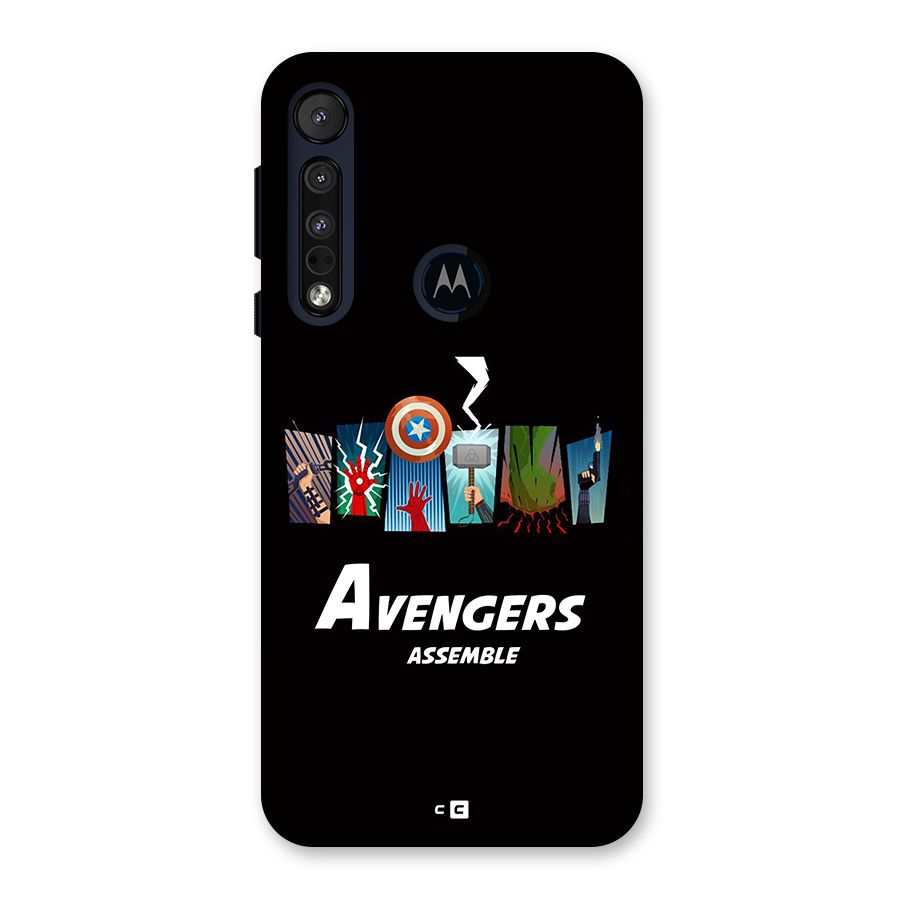 Avengers Assemble Back Case for Motorola One Macro
