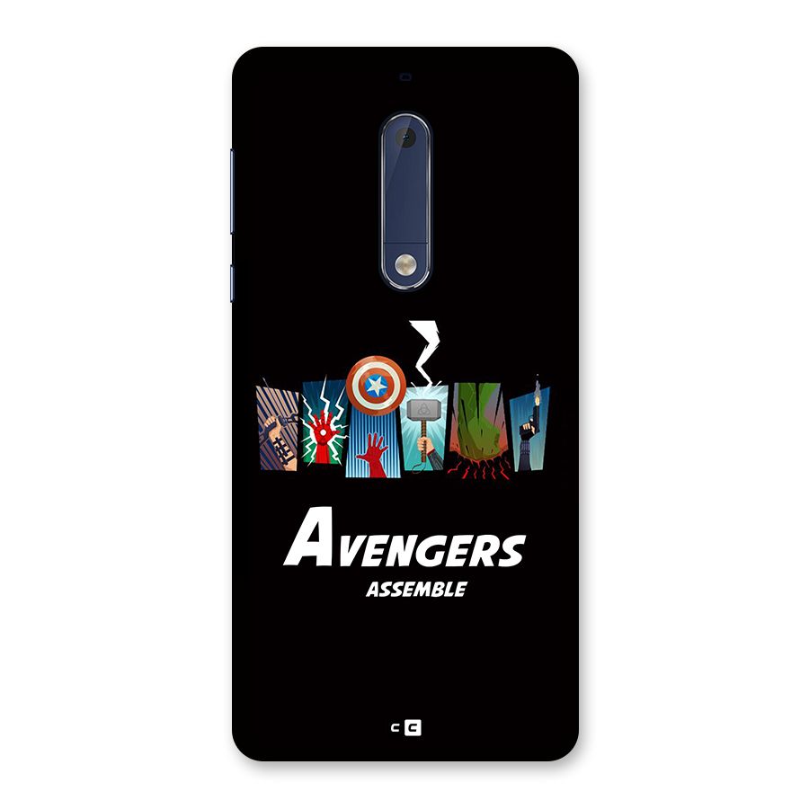 Avengers Assemble Back Case for Nokia 5
