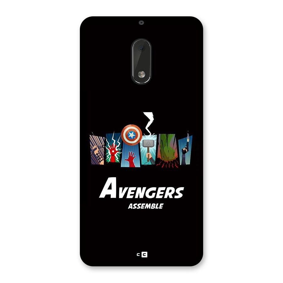 Avengers Assemble Back Case for Nokia 6