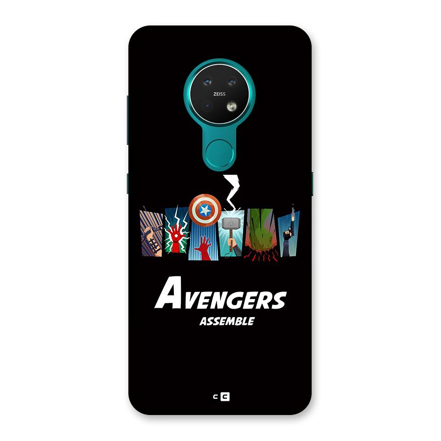 Avengers Assemble Back Case for Nokia 7.2