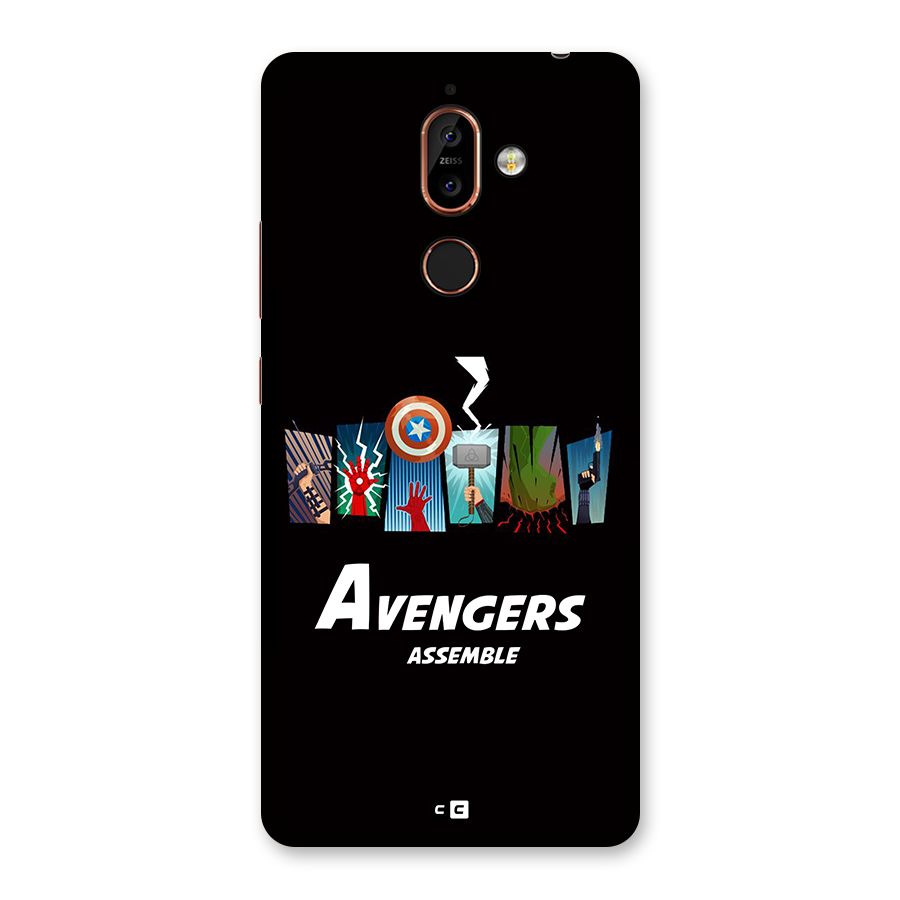 Avengers Assemble Back Case for Nokia 7 Plus