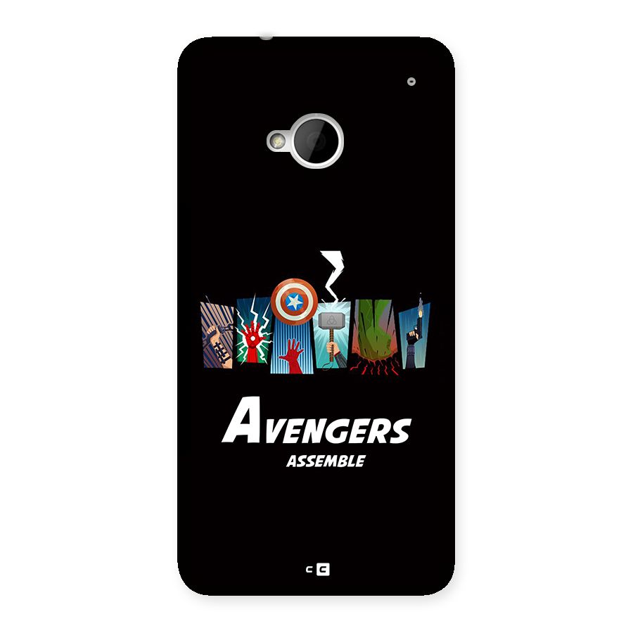 Avengers Assemble Back Case for One M7 (Single Sim)