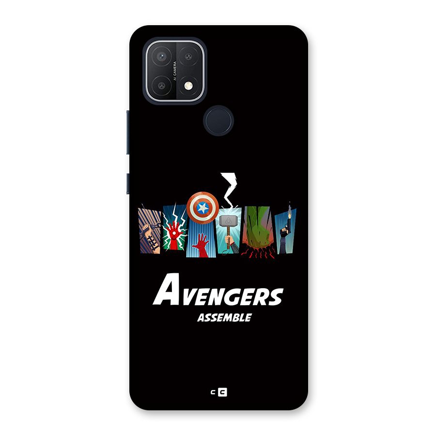 Avengers Assemble Back Case for Oppo A15s
