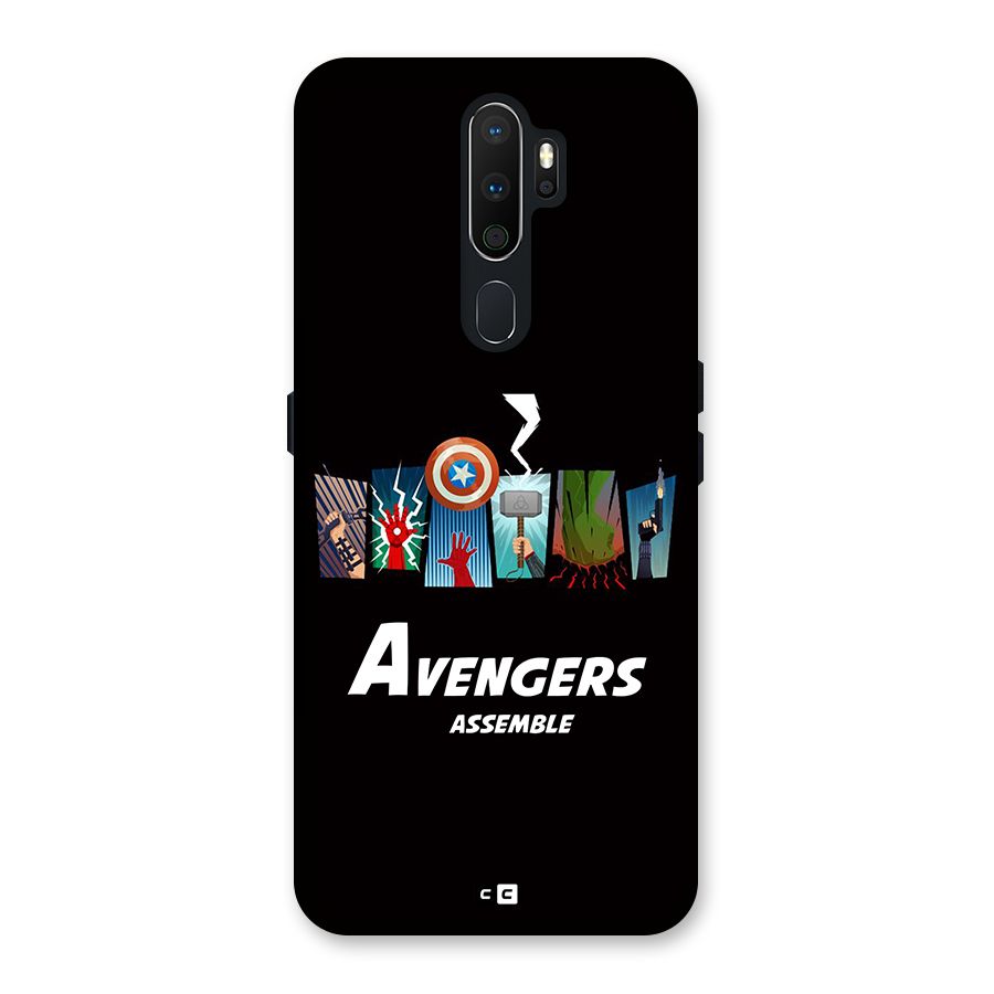 Avengers Assemble Back Case for Oppo A5 (2020)