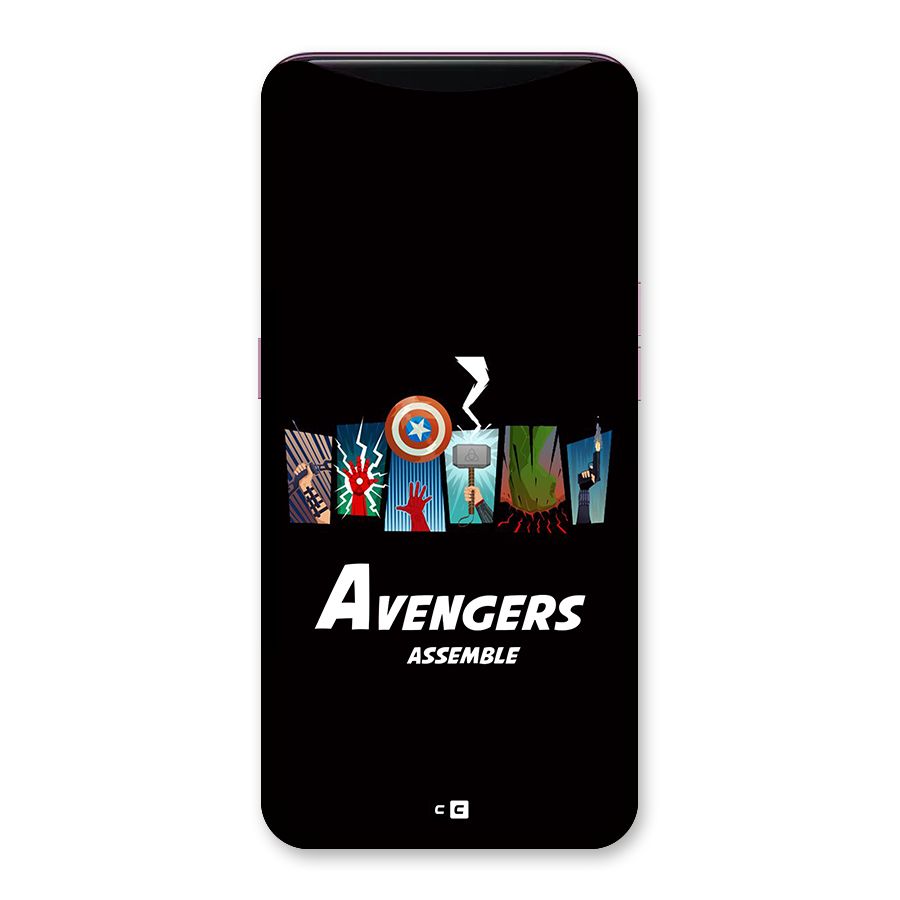 Avengers Assemble Back Case for Oppo Find X