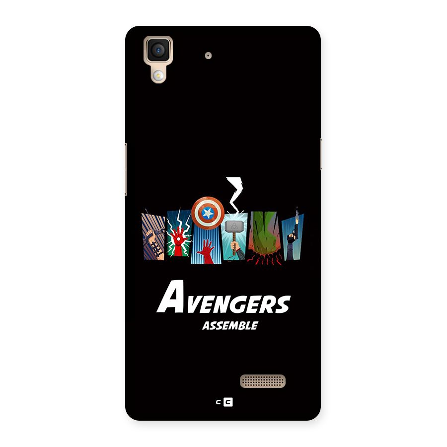 Avengers Assemble Back Case for Oppo R7