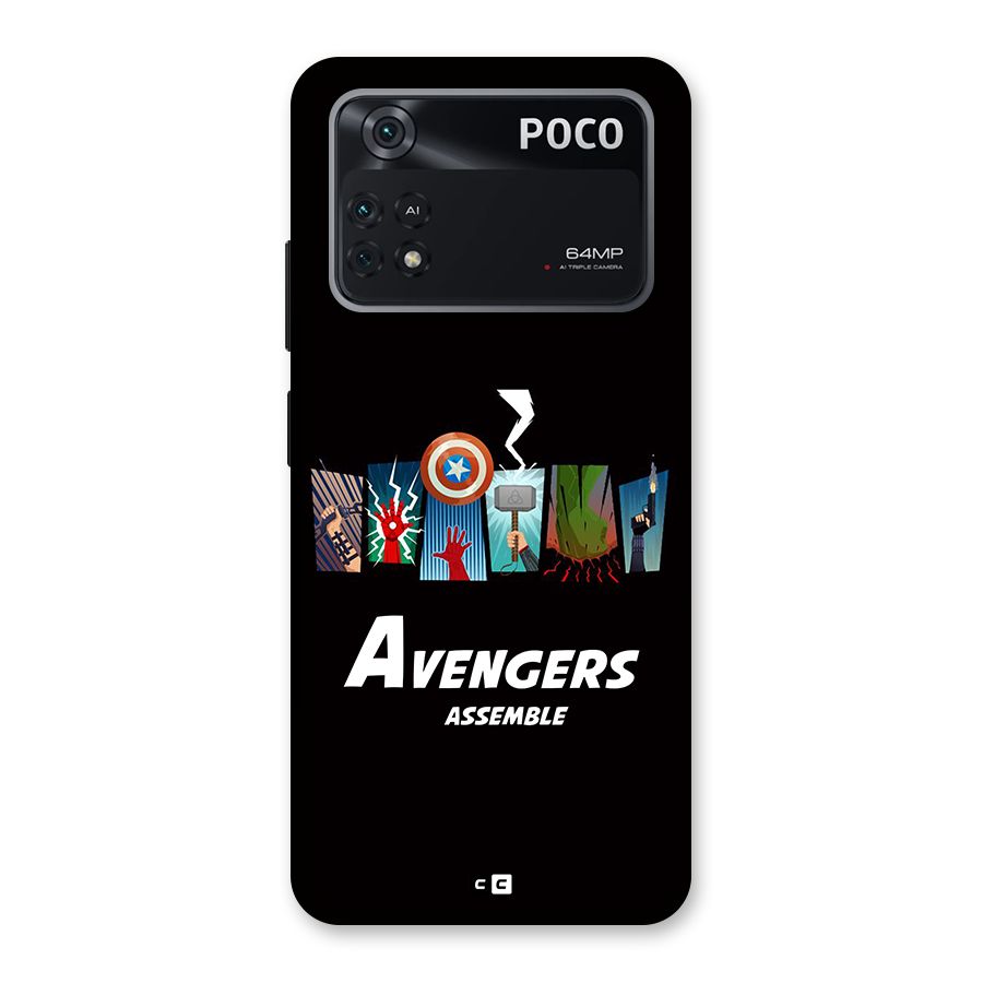 Avengers Assemble Back Case for Poco M4 Pro 4G