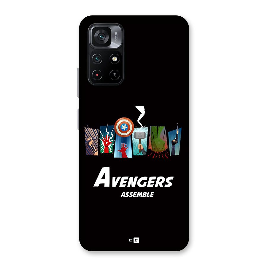 Avengers Assemble Back Case for Poco M4 Pro 5G