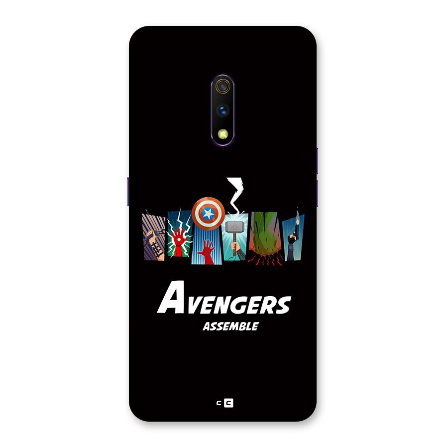 Avengers Assemble Back Case for Realme X