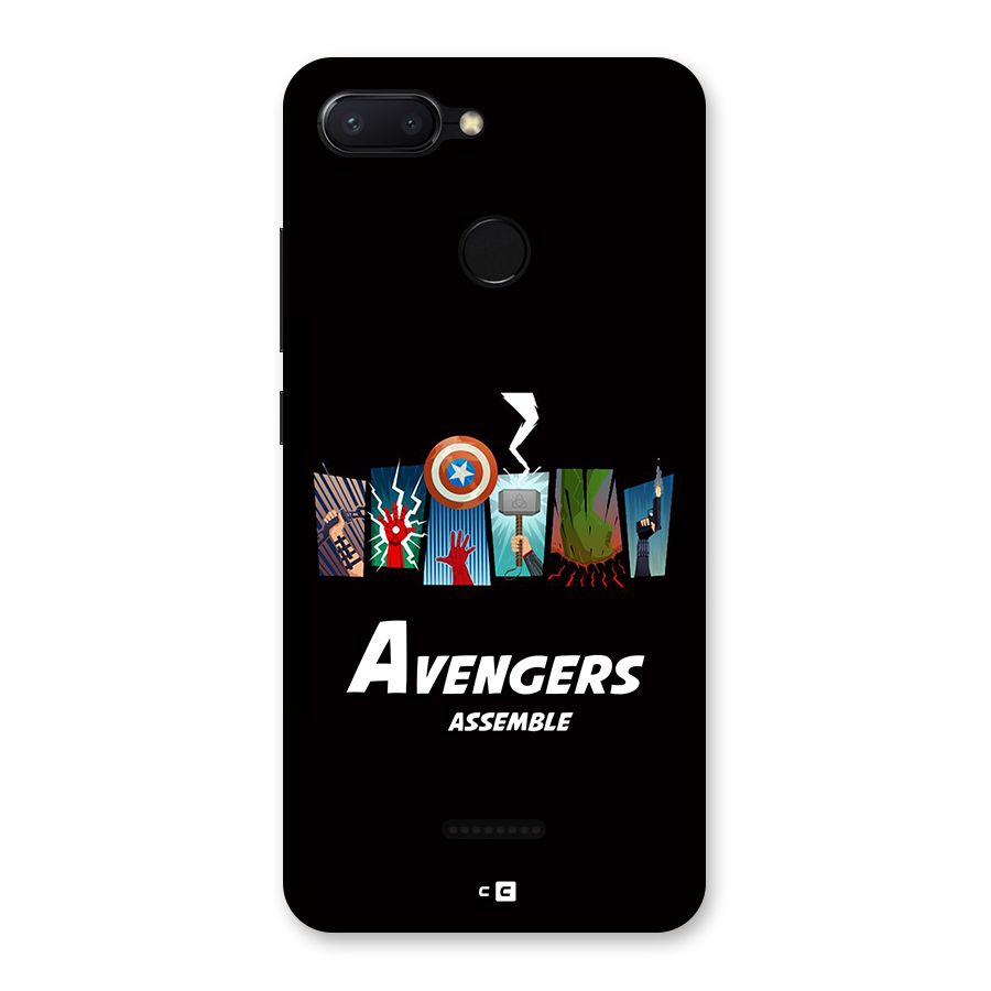 Avengers Assemble Back Case for Redmi 6