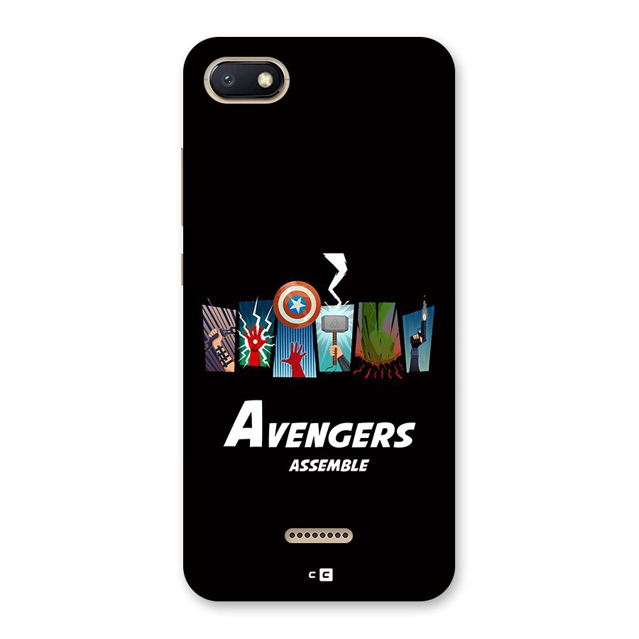 Avengers Assemble Back Case for Redmi 6A