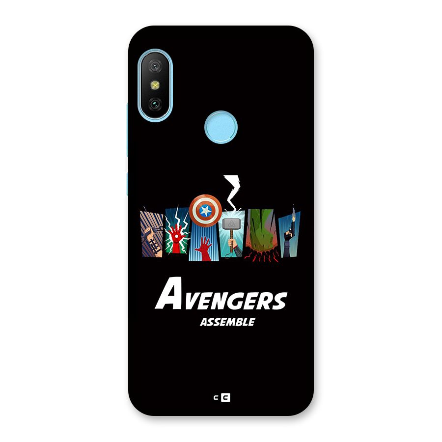 Avengers Assemble Back Case for Redmi 6 Pro