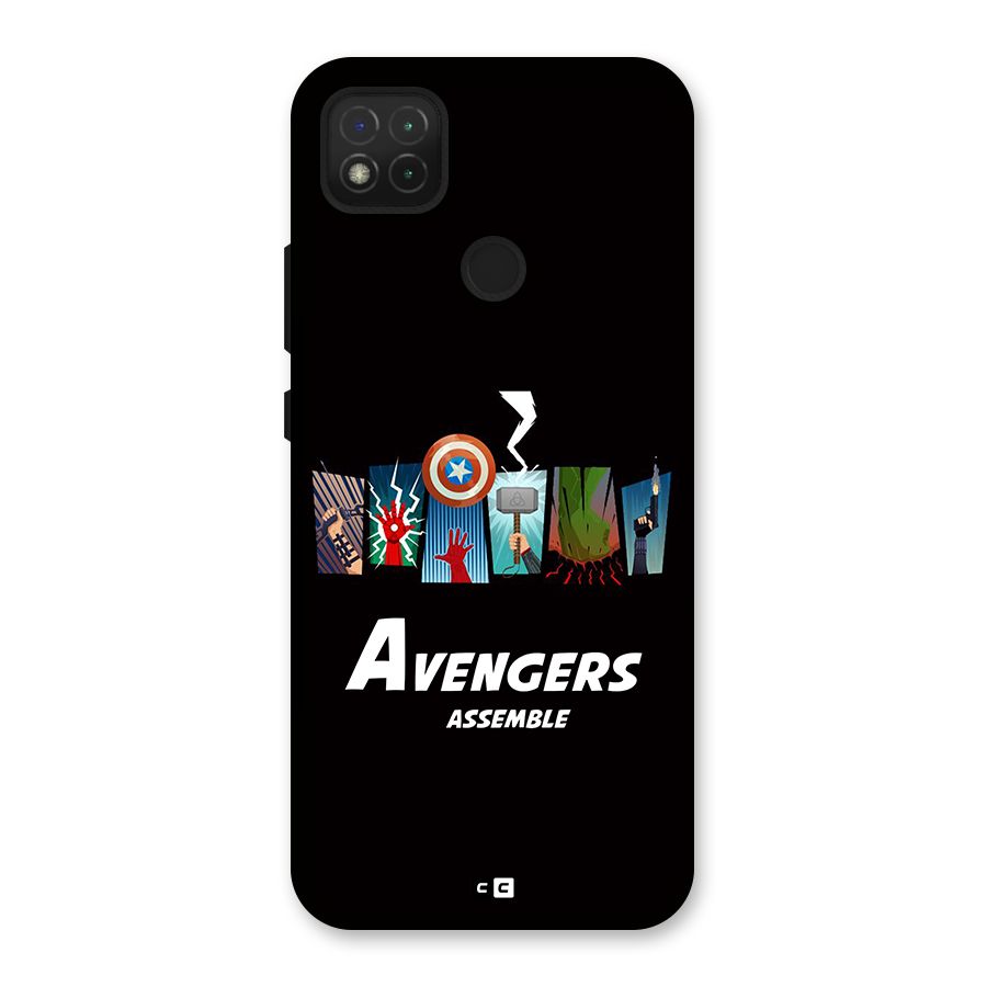 Avengers Assemble Back Case for Redmi 9 Activ