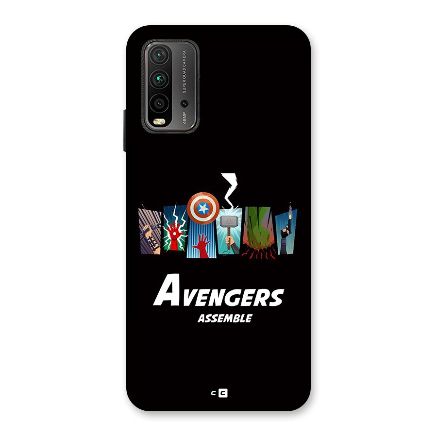 Avengers Assemble Back Case for Redmi 9 Power