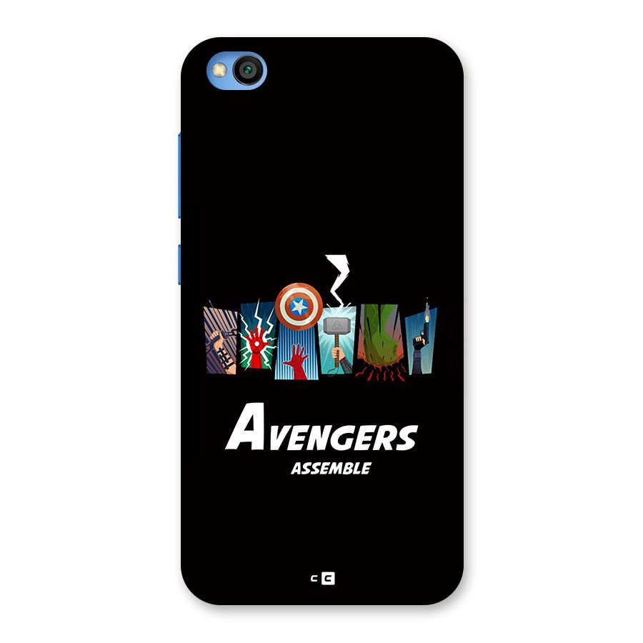 Avengers Assemble Back Case for Redmi Go