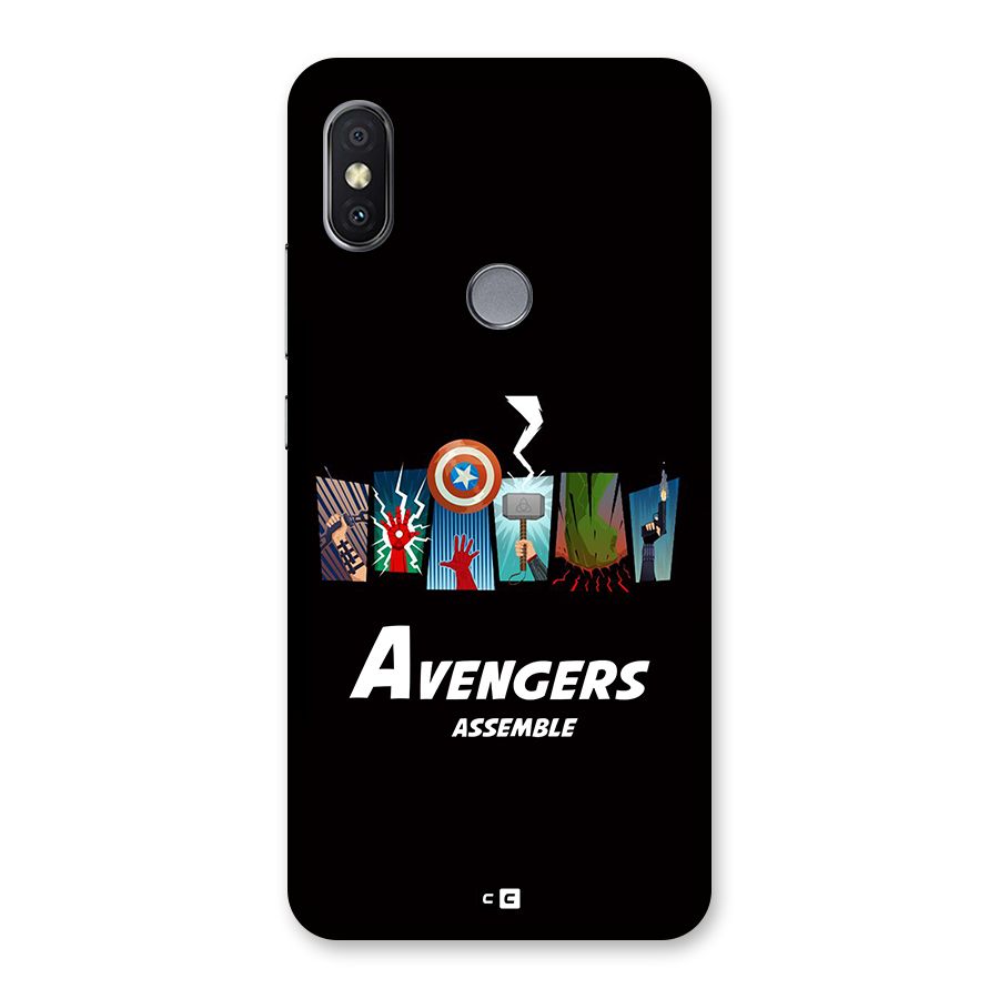 Avengers Assemble Back Case for Redmi Y2