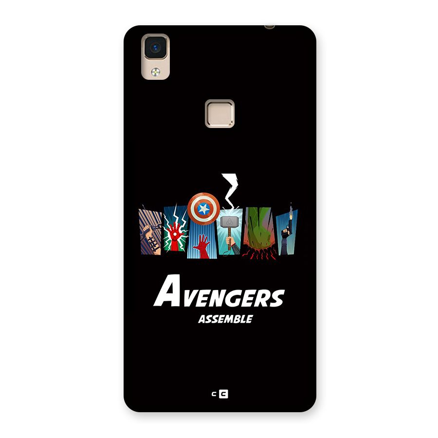 Avengers Assemble Back Case for V3 Max