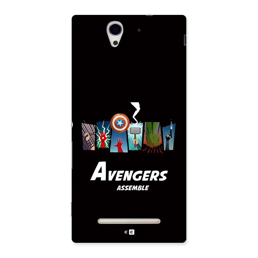 Avengers Assemble Back Case for Xperia C3