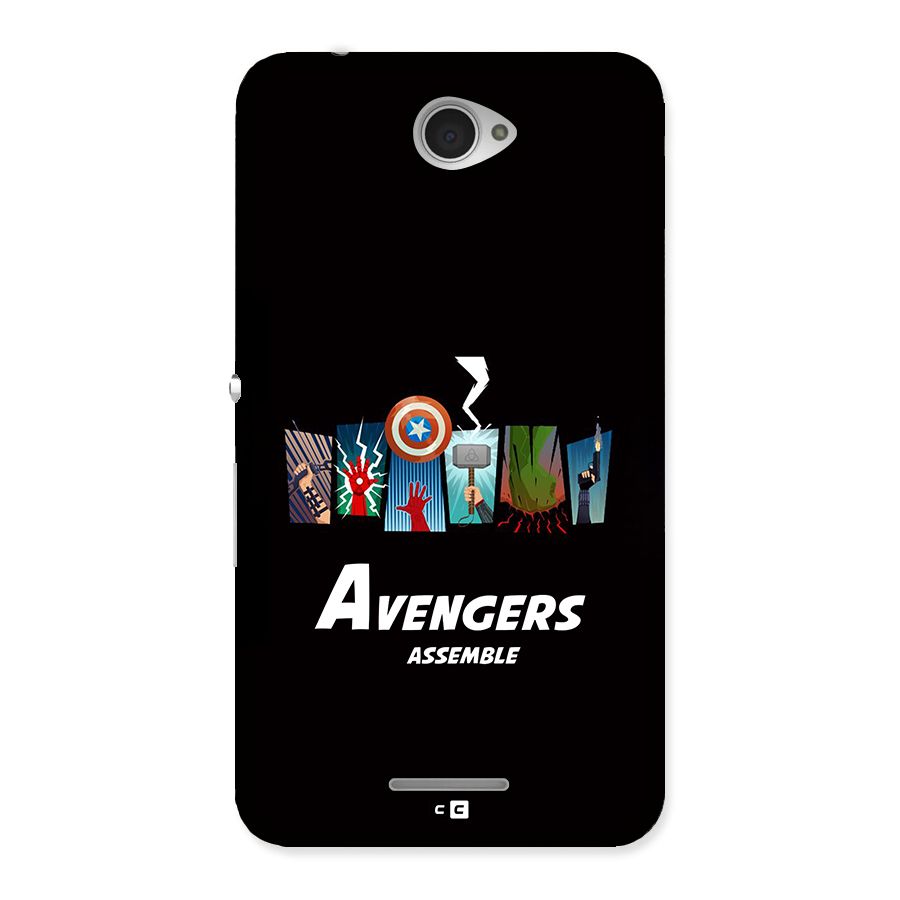 Avengers Assemble Back Case for Xperia E4