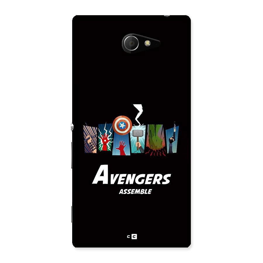 Avengers Assemble Back Case for Xperia M2