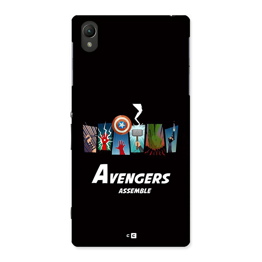 Avengers Assemble Back Case for Xperia Z1