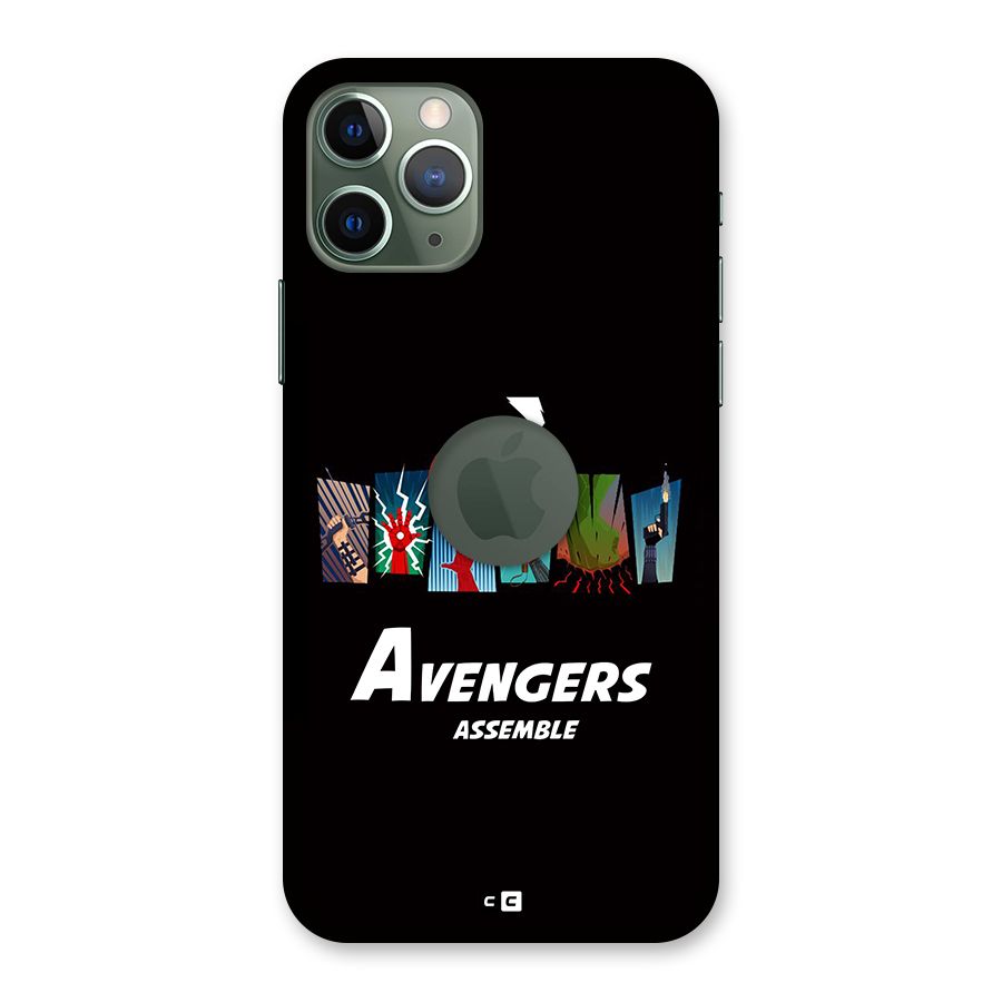 Avengers Assemble Back Case for iPhone 11 Pro Logo Cut