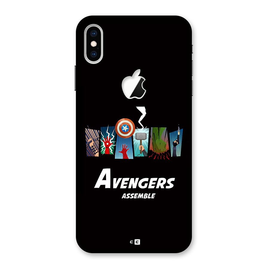 Avengers Assemble Back Case for iPhone XS Max Apple Cut