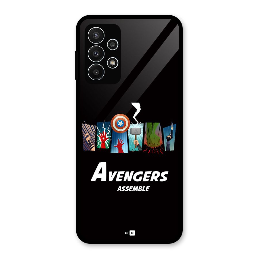 Avengers Assemble Glass Back Case for Galaxy A23