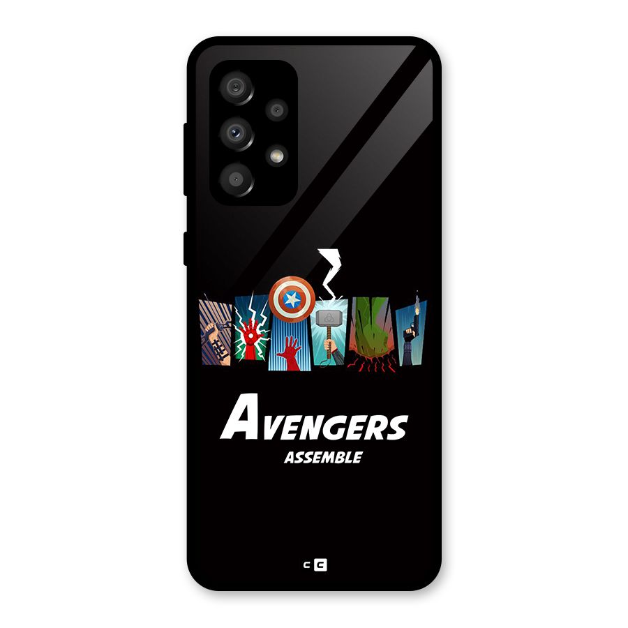 Avengers Assemble Glass Back Case for Galaxy A32
