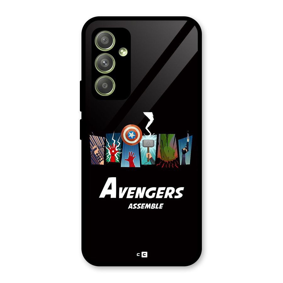 Avengers Assemble Glass Back Case for Galaxy A54