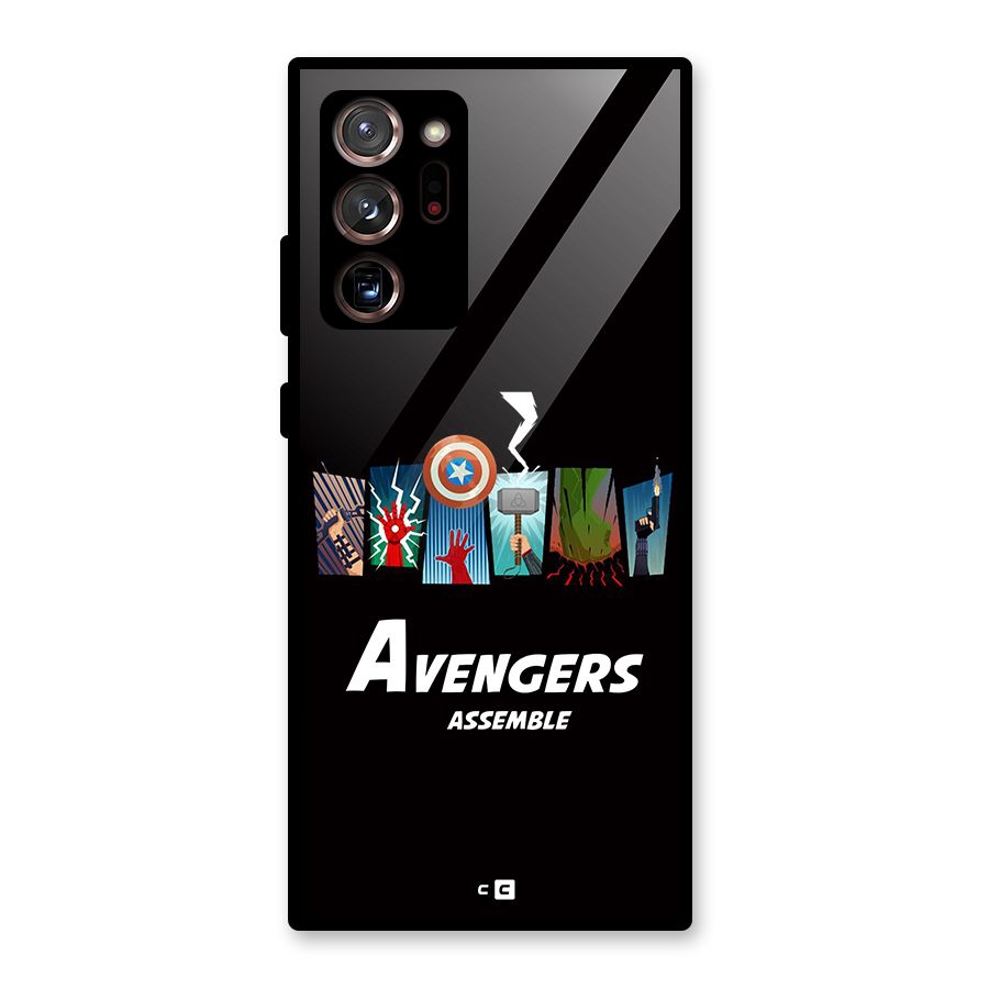 Avengers Assemble Glass Back Case for Galaxy Note 20 Ultra 5G