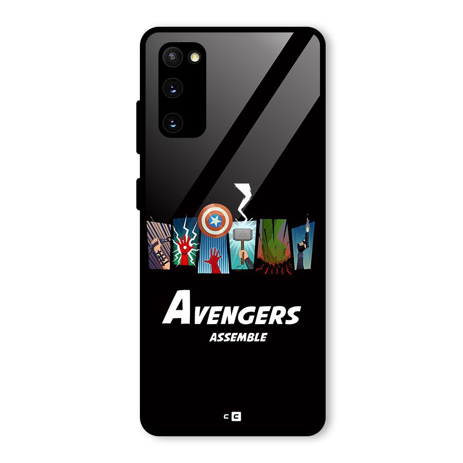 Avengers Assemble Glass Back Case for Galaxy S20 FE