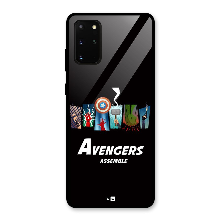 Avengers Assemble Glass Back Case for Galaxy S20 Plus