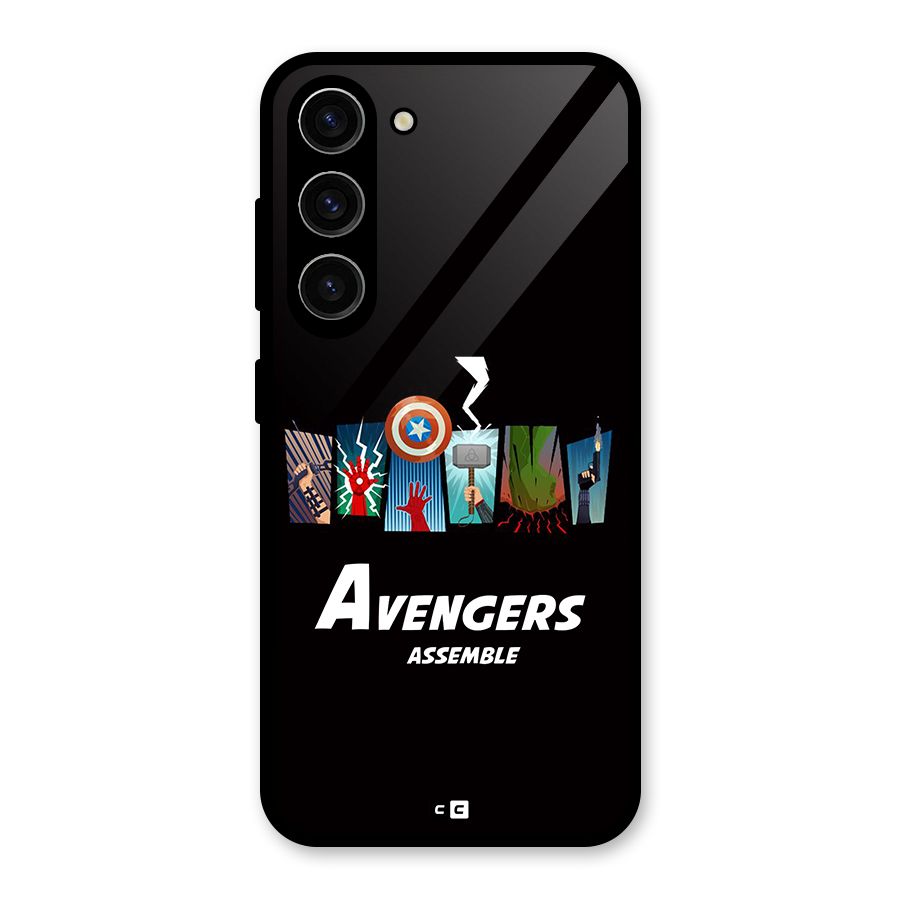 Avengers Assemble Glass Back Case for Galaxy S23