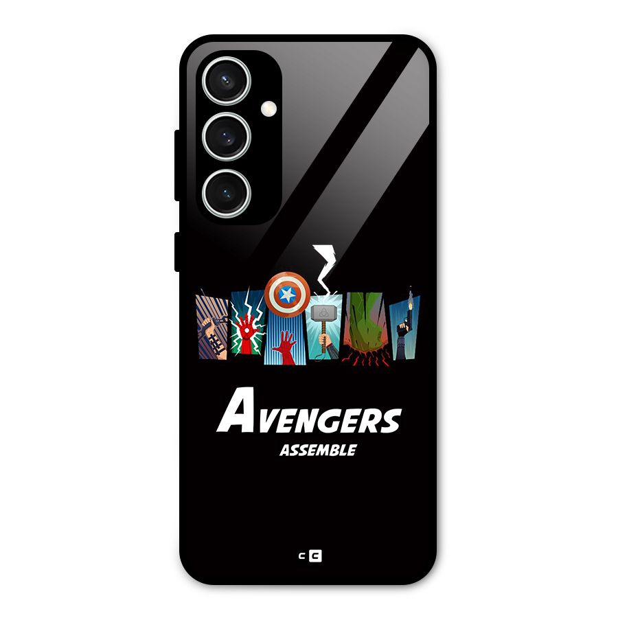 Avengers Assemble Glass Back Case for Galaxy S23 FE