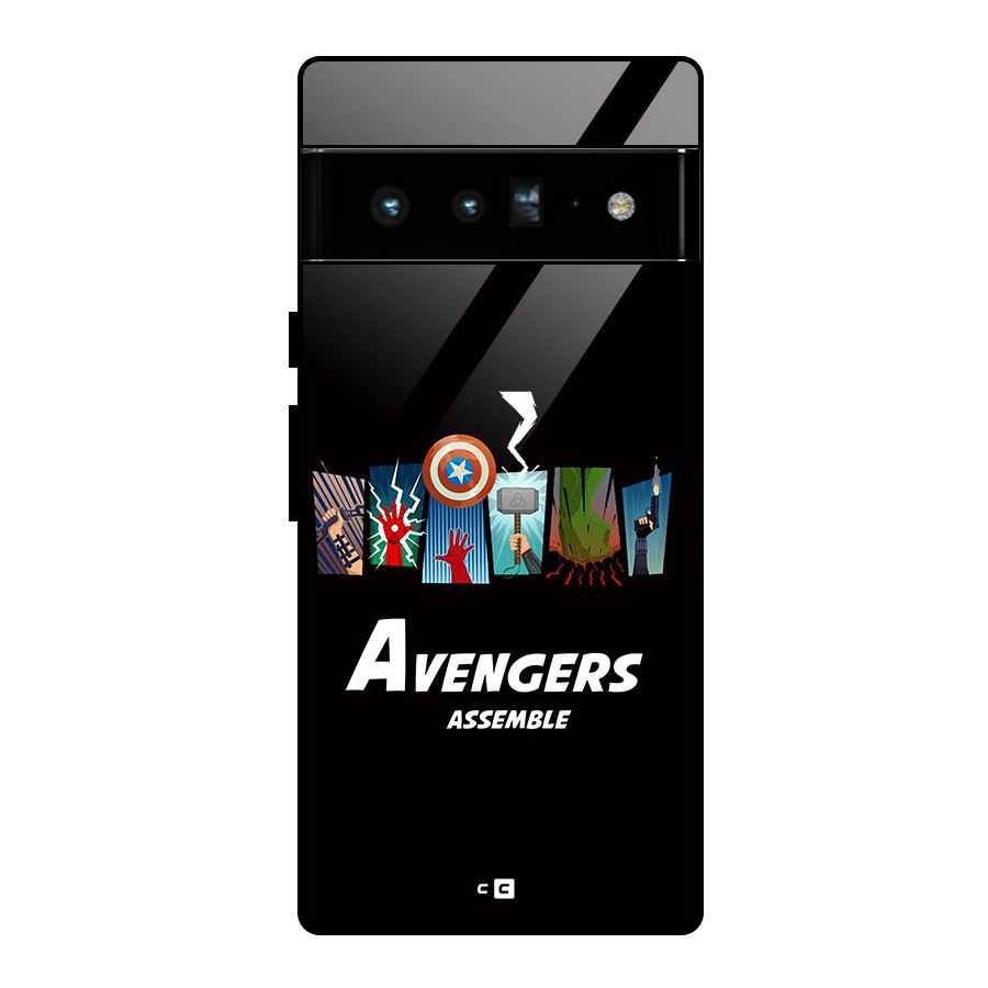 Avengers Assemble Glass Back Case for Google Pixel 6 Pro
