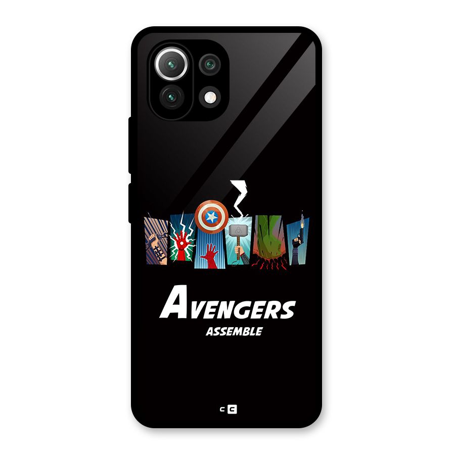 Avengers Assemble Glass Back Case for Mi 11 Lite NE 5G